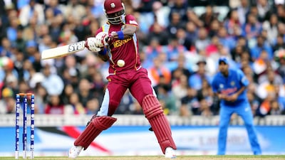 Sammy, who watched as wickets fell at the other end, decided to use the long handle, blasting 56 off just 35 deliveries, which included four sixes and five fours. Glyn Kirk / AFP