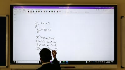 Reducing the amount of homework could allow teachers to monitor a child's progress more easily. Pawan Singh / The National