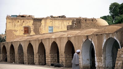 The New Gourna village, built in the late 1940s and designed by Egyptian architect Hassan Fathy. Alamy
