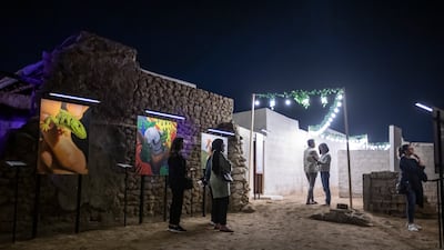 The works are on display until the festival ends on February 28