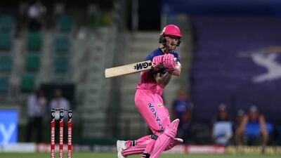 Ben Stokes of Rajasthan Royals plays a shot against the Mumbai Indians. Pankaj Nangia / Sportzpics for BCCI