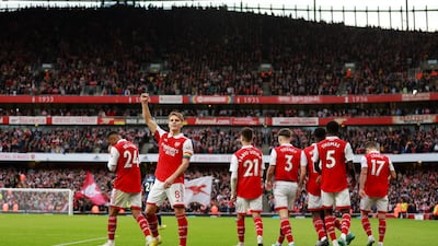 Cedric Soares (Tomiyasu, 63’) - 6, Did the basics well and ensured Ryan Yates didn’t get a clear run on Neco Williams’ cross. Action Images