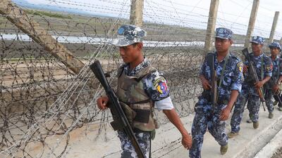 The UN secretary general Antonio Guterres identified the military grip on power in Myanmar as a key obstacle in resolving the Rohingya crisis. Hein Htet / EPA