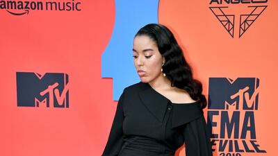 Grace Carter attends the MTV EMAs 2019 on November 3, 2019 in Seville, Spain. EPA