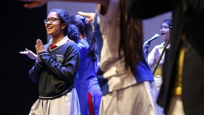 Achieving the modern rock base in six-part harmony has been an intense journey for the students. Antonie Robertson / The National