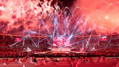 The closing ceremony of the Special Olympics World Games Abu Dhabi 2019, at Zayed Sports City. Rashed Al Mansoori / Ministry of Presidential Affairs