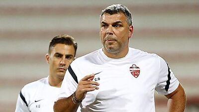 Al Ahli manager Cosmin Olaroiu took over at the club this summer after winning two straight titles with Al Ain. Satish Kumar / The National