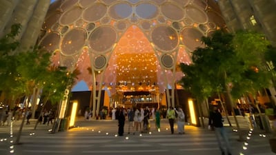 Prominent landmarks around Dubai have turned orange to raise awareness about a global campaign against gender-based violence. Photo: @UNWomenUAE