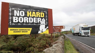 In the Irish border, towns the topic of Brexit is inescapable. There are banners demanding an end to what is seen as a full spectrum threat to jobs, identity and security. AFP