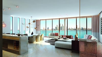 The resort operator and developer is targeting wealthy people, with prices for two-bedroom units starting at Dh7.65 million and rising up to Dh37.5m for a penthouse. Courtesy Kerzner International