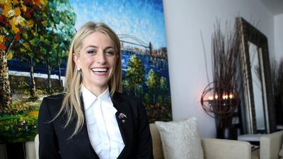 Ellecia Saffron, the chairwoman of the Australian Business Group, says ‘my heart is in Abu Dhabi and Australia’. Ravindranath K / The National