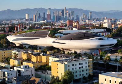 The Lucas Museum of Narrative Art is set to open in Los Angeles next year. AFP