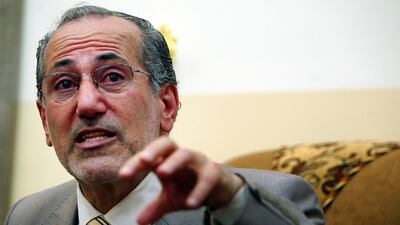 Muwaffaq Al Rubaie pictured in 2008, when he was Iraq’s National Security Adviser. AFP