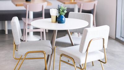 Shamma Al Ali started welcoming people back to the bakery in June after restrictions were eased. Reem Mohammed / The National