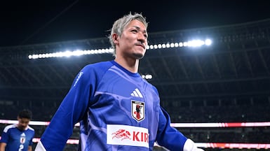 Japan international Daizen Maeda scored 14 goals for Celtic last season. Getty Images