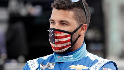 NASCAR driver Bubba Wallace. AP