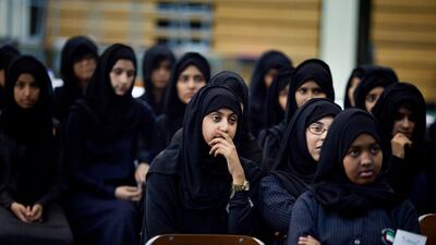 High school pupils will take a two-year course to study the UAE’s oil and gas sector. Silvia Razgova / The National