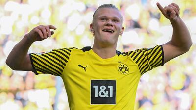 Dortmund's Norwegian forward Erling Haaland is reported to be a target for Manchester City. AFP