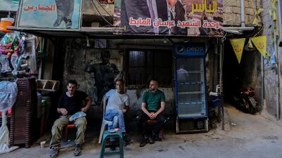 Palestinians protest against the Bahrain Conference. EPA