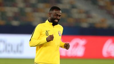 Ahmed Barman took part in training after appearing to pick up a knock against River Plate.