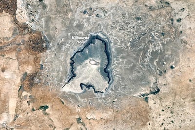 Nasa trained its astronauts at Kilbourne Hole between 1969 and 1971.