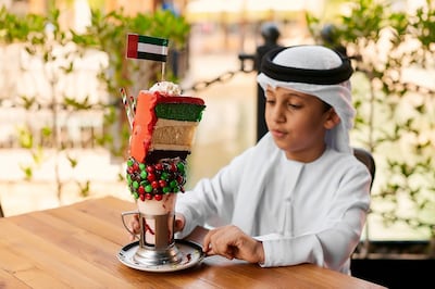 National Day CrazyShake at Black Tap