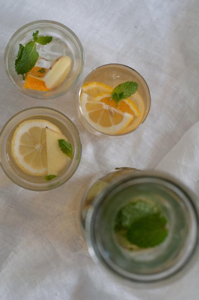 Ginger, citrus and orange blossom iced teaScott Price