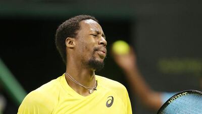 Gael Monfils is trying to regain his best form after suffering through a difficult 2013. Ali Haider / EPA