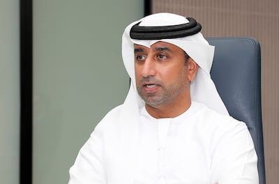 Fahad Al Hassawi, chief executive of du, said its new FinTech service du Pay had performed better than initial projections. Pawan Singh / The National