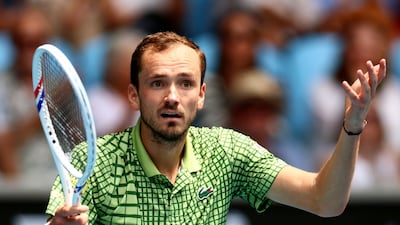 Daniil Medvedev defeated Jesper de Jong 7-5, 6-2, 7-6 at Melbourne Park. Reuters