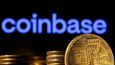 The stock price of Coinbase fell about 86 per cent in 2022 amid troubles in the cryptocurrency sector. Reuters