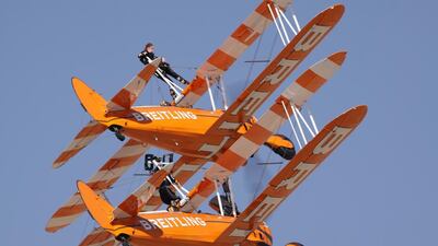 The UK’s Breitling Wingwalkers will be among teams competing for the championship trophy. Courtesy Al Ain Air Championship