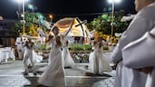 Filipinos attend Simbang Gabi masses, a series of Christmas celebrations, at St Mary's Catholic Church in Dubai. Antonie Robertson/The National