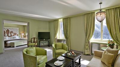 The Carlton Hotel St. Moritz. Courtesy The Tschuggen Hotel Group