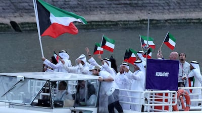 Athletes from Team Kuwait. Getty Images