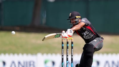 UAE batsman Chirag Suri hopes to feature in the T20 World Cup. Chris Whiteoak / The National