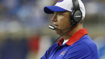 New Buffalo Bills coach Rex Ryan believes his team can exceed expectations and make the NFL play-offs in 2015. Duane Burleson / AP / September 3, 2015