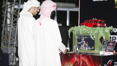 Gamers test out new games at the IGN Convention. Sarah Dea / The National