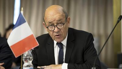 Foreign Minister Jean-Yves Le Drian has said that 'all indications' point to use of chlorine weapons by Syria regime. Massimo Percossi / EPA