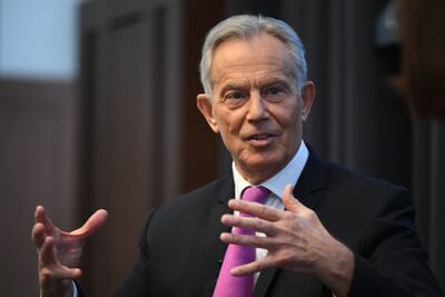 The recommendation is one of several by Tony Blair, who has has urged the UK government to stop playing catch-up with coronavirus. PA.