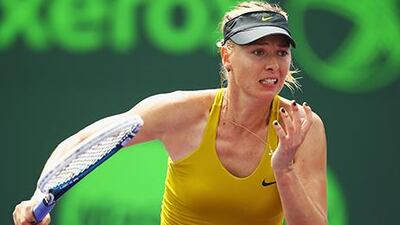 Maria Sharapova has yet to win the Miami Masters tournament. Al Bello / Getty Images / AFP