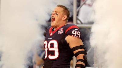 Houston Texans defensive end JJ Watt just completed one of the best seasons for a defensive player and our columnist thinks he deserves to be named the league's MVP. Scott Halleran/Getty Images