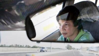 Weng Valenzuela, a driving instructor with Al Muqadam Motor Driving company, emphasises the importance of defensive driving anywhere. Silvia Razgova / The National