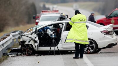 Roadway deaths rose 7 per cent during the first three months of the year. AP