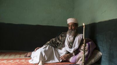 Abdelaziz Bouyadnaine, nicknamed Osama bin Laden because of his resemblance to the slain Al Qaeda leader, has appeared in more than 100 movies, TV series and documentaries, alongside top actors such as Omar Sharif and Brad Pitt. Right, a photograph of a young Saadiya Guardienne waving to the camera while on a film set.