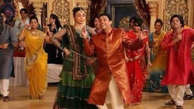 The TV show Hindistani puts Saudi actors into Bollywood scenarios. Courtesy OSN Network