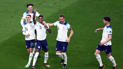 Jack Grealish (On for Sterling 70’) 7: Helped win the ball back high up the pitch as England were relentless to the end. Gifted a ball to finish England’s sixth on 89 minutes. Fouled, as ever. Reuters