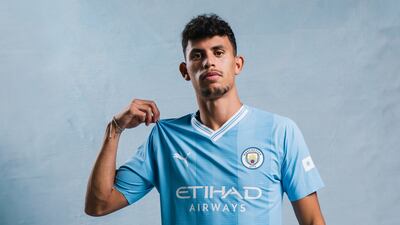 Matheus Nunes joined Manchester City from Wolves for £53m. Photo: Manchester City
