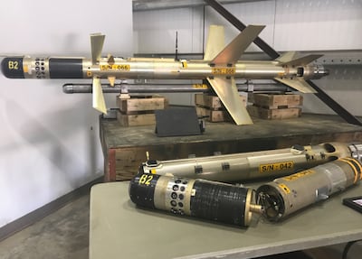 It is believed a 358 loitering munition was used to bring down a US drone over Iraq in January. Photo: US Justice Department of Justice