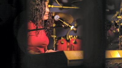 Emirati-Honduran singer-songwriter Fafa's passionate singing drew fervent applause from the audience. Courtesy Nikith Nath